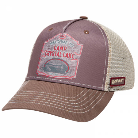 Friday the 13th Welcome to Crystal Lake Adjustable Hat